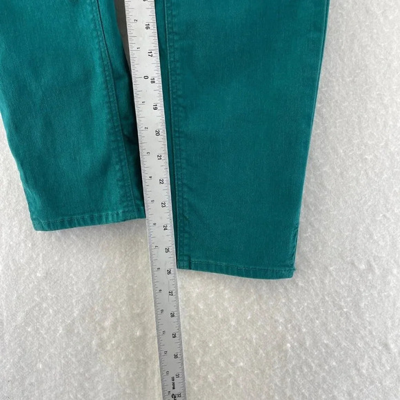 Old Navy Pants Women's Sz 12 Tattle Teal Denim Super Skinny Stretch Ankle Jeans - Picture 5 of 12